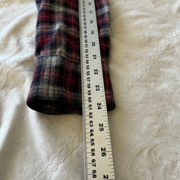 Blue Harbor Men's Red Plaid Cotton Flannel Button Up Shirt Long Sleeves Size XXL - Picture 11 of 14
